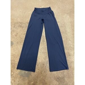 Mizuno Pants Womens XXS Blue Performance Yoga Track High Waist Straight‎ Leg